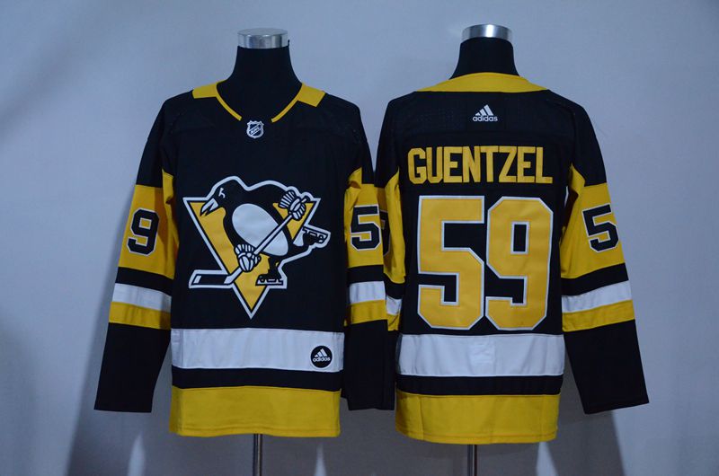 MEN 2017 NHL Pittsburgh Penguins #59 Guentzel black Adidas Stitched Jersey->toronto maple leafs->NHL Jersey